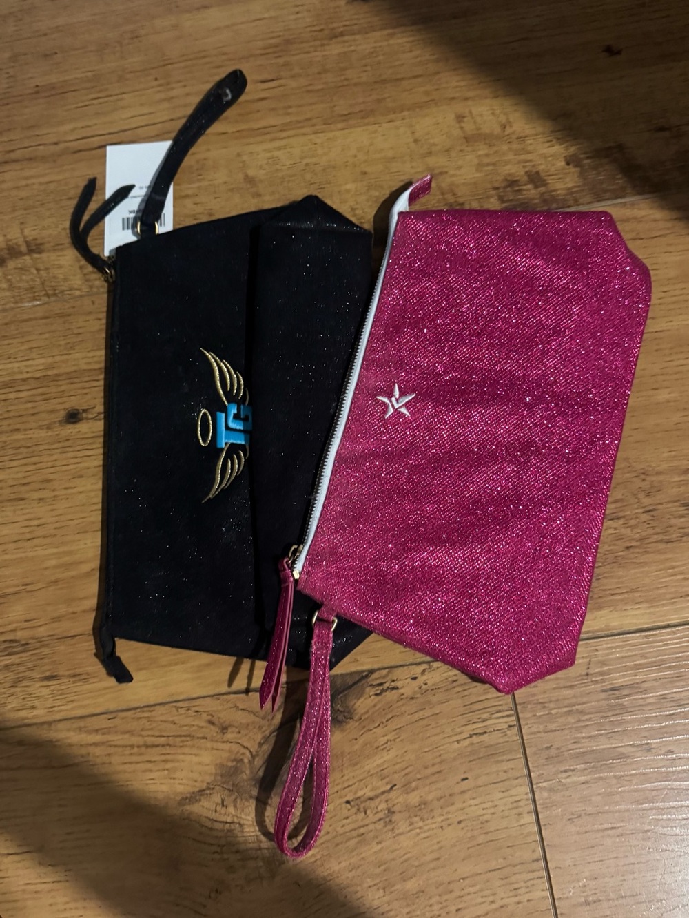 Rebel cheer makeup bags. Never used!!